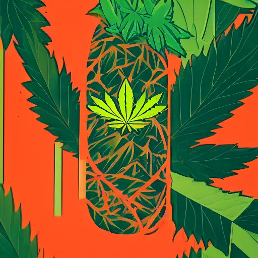 Image similar to Marijuana profile picture by Sachin Teng, symetrical, Organic Painting , Leaf Green, adidas, Green smoke, Impressive, Award Winning, Warm, Good Vibes, Positive, geometric shapes, energetic, intricate background, graffiti, street art:2 by Sachin Teng:4