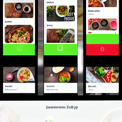 Image similar to UI framework of home screen for a Food delivery app