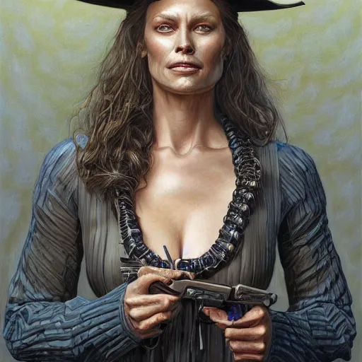 Prompt: Delores, westworld, by Mark Brooks, by Donato Giancola, by Android Jones