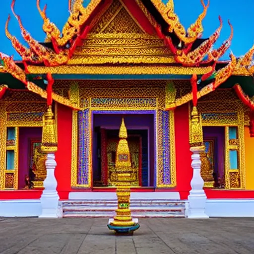 Image similar to colorful thai temple