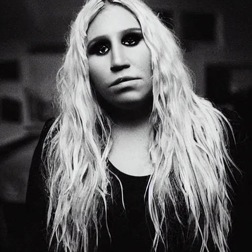 Image similar to “ kesha looking sad ”