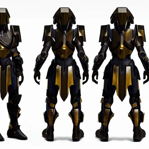 Prompt: egyptian armor set for master chief, halo infinite, character design, octane render, cinema 4 d, award winning, beautiful aesthetic design, unreal engine 5, ultra detailed