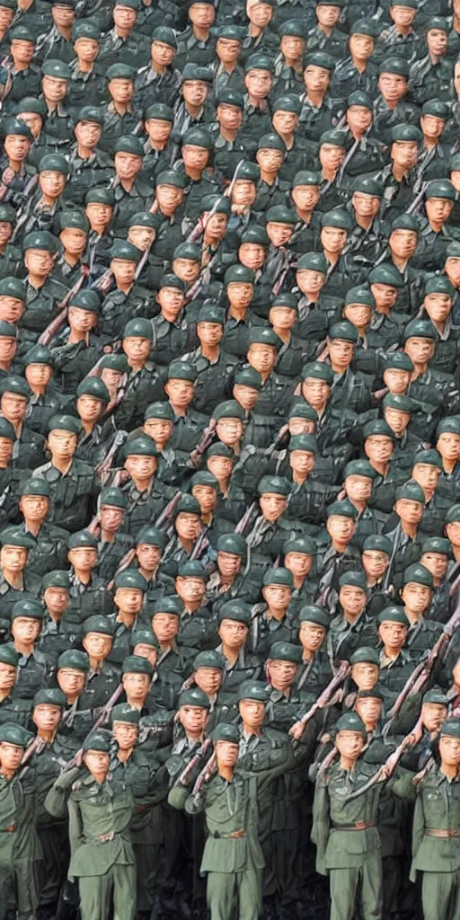 Image similar to poster, chinese people's liberation army recapture taiwan