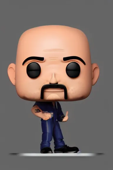 Image similar to “ very very highly detailed photorealistic jeff bezos funko pop, studio lighting and shading, 8 k, award - winning crisp details ”