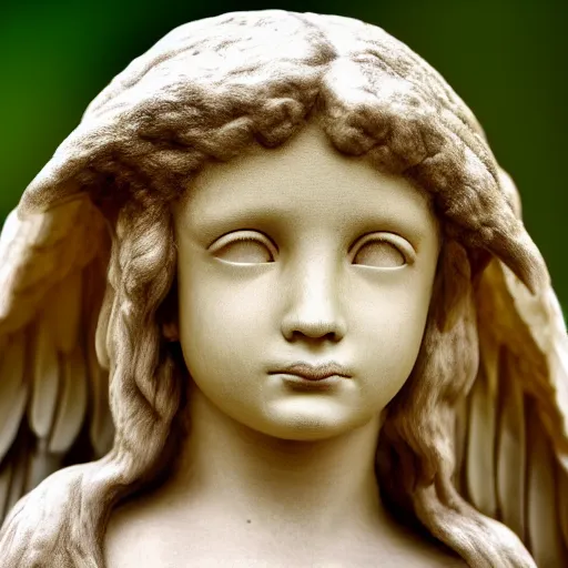 Prompt: High resolution Angel portrait, highly detailed, ornated, photorealistic, National geographic, nature, Canon