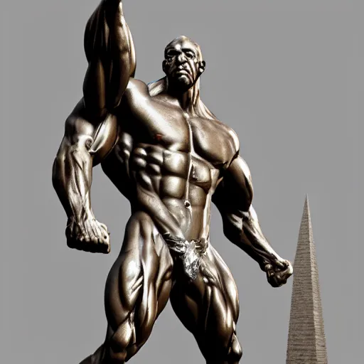 Prompt: statue muscle, chrome, reflect, 8 k uhd, unreal engine, octane render in the artstyle of finnian macmanus, john park and greg rutkowski