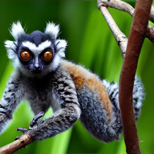Image similar to wasp lemur hybrid
