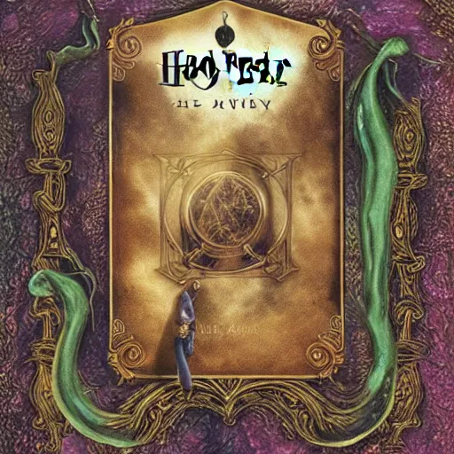 Image similar to cover of magic book written by harry potter, highly detailed, 4 k