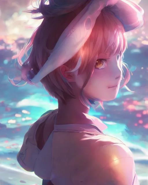 Prompt: illustration of an anime girl being mind controlled, by artgerm and wlop and greg rutkowski, digital art, extreme detail, realistic lighting, cinematic composition, concept art, sharp focus, colorful, photorealistic, 8 k