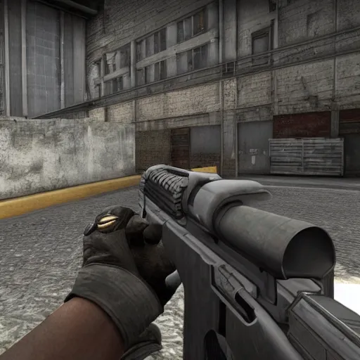 Prompt: morgan freeman in counter - strike global offensive, 3 d art, game