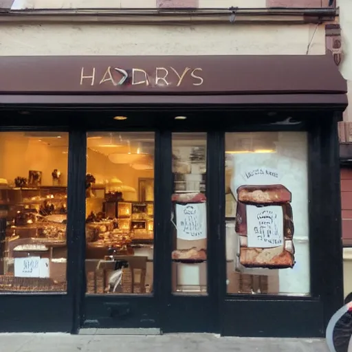 Prompt: harrys chocolate shop