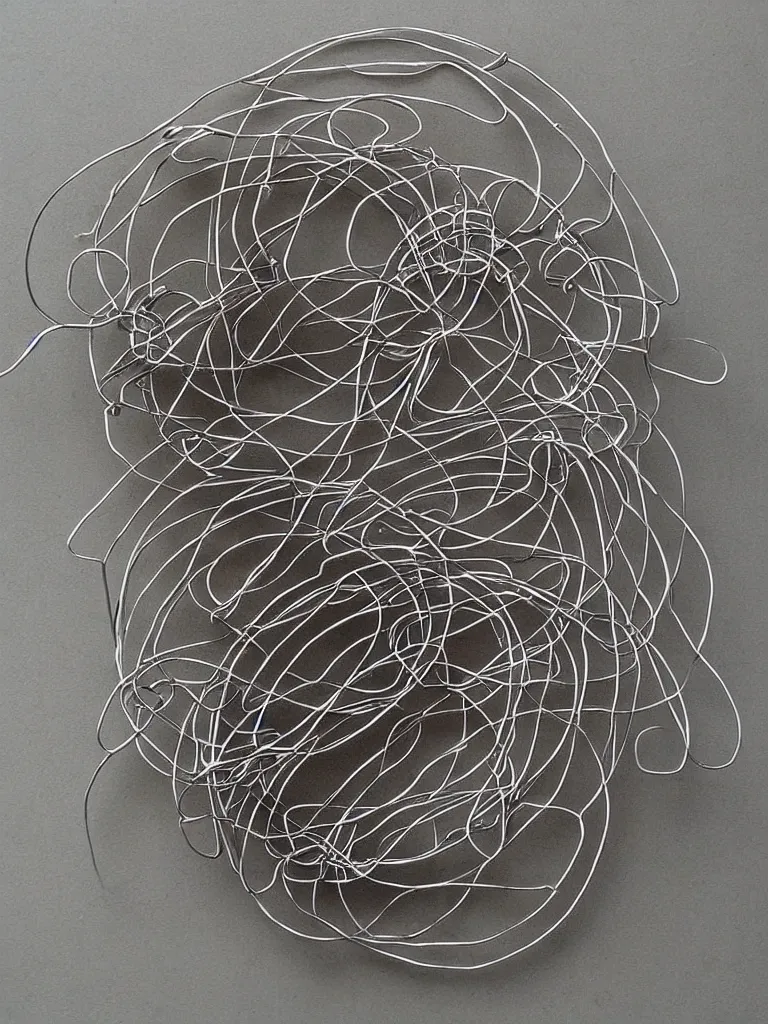 Image similar to famous examples of wire art