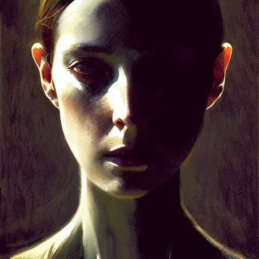 Image similar to symmetry!! portrait of a silhouette of a woman in prey in the world of andrew wyeth, horror, fashion, dark!! intricate, elegant, highly detailed, digital painting, artstation, concept art, smooth, sharp focus, illustration, art by artgerm and greg rutkowski and alphonse mucha