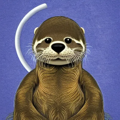 Prompt: anthropomorphic otter