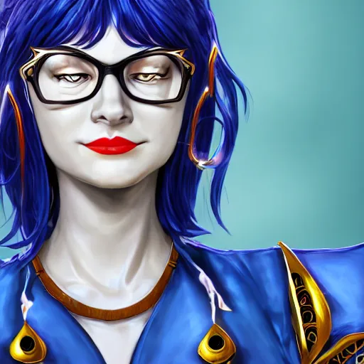 Image similar to vriska serket, 4k, detailed portrait,