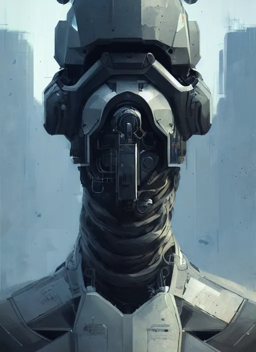 Image similar to portrait a futuristic post apocalypse suit highly detailed, digital painting, concept art, smooth, sharp focus, illustration, art by greg rutkowski