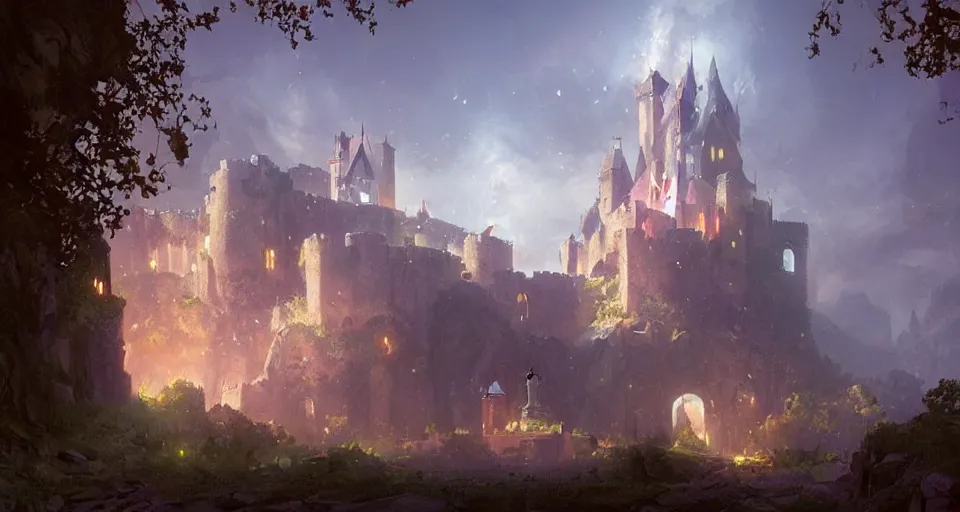 Image similar to find shiny gem stone inside castle, digital art,ultra realistic,ultra detailed,art by greg rutkowski