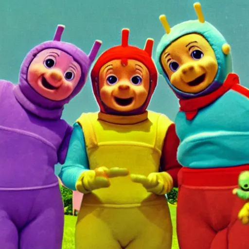 Image similar to Bees Teletubbies acidwave