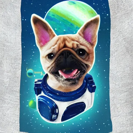 Prompt: space puppy