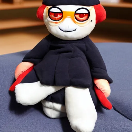 Image similar to cute fumo plush of George Costanza who gets randomly criticized 99% of the time, 90’s style