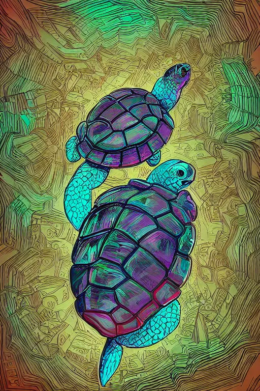 Prompt: portrait of jewel 🐢 dreamer in the style of Rob Lefield and Dan Mumford , trending on artstation, digital art,surrealism ,macro,blueprint ,vaporwave ,