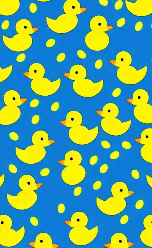 Image similar to rubber duckie pattern illustration