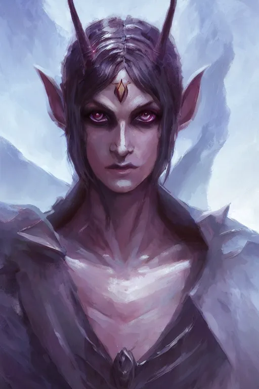 Prompt: dungeons and dragons character dark evil elf closeup portrait, dramatic light, lake background, 2 0 0 mm focal length, painted by stanley lau, painted by greg rutkowski, painted by stanley artgerm, digital art, trending on artstation