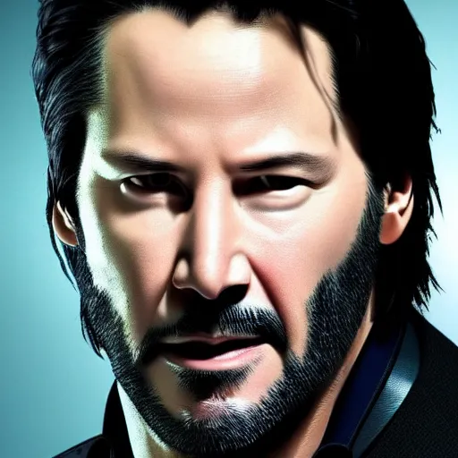 Image similar to Keanu Reeves as wolverine 4K quality