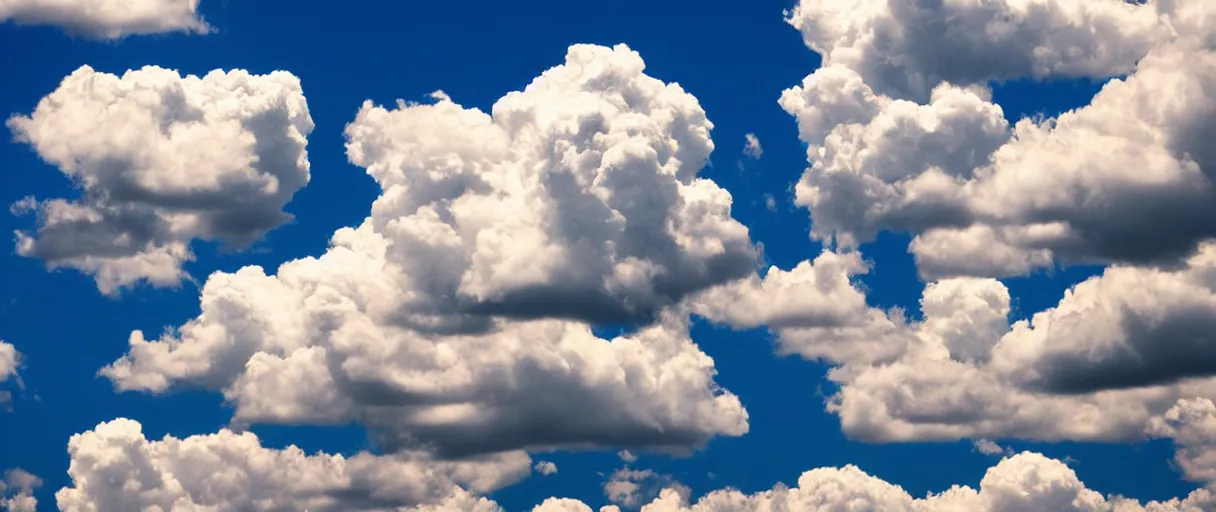 Image similar to realistic soft clouds in the blue sky, hyperrealistic, photograph, 35mm, sharp focus