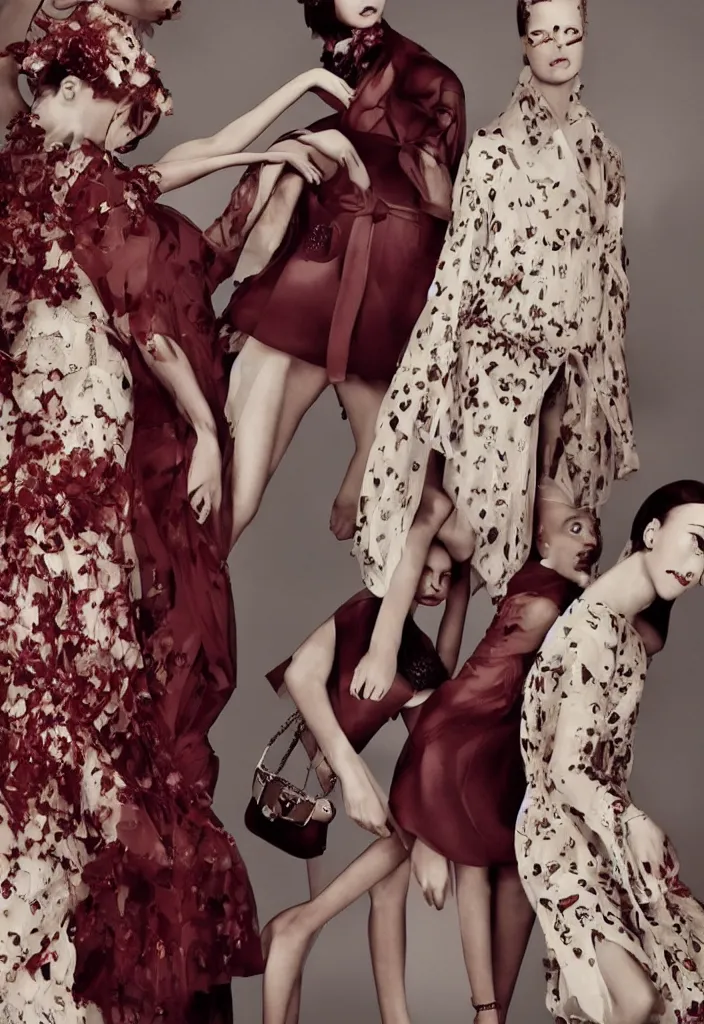 Image similar to Valentino advertising campaign