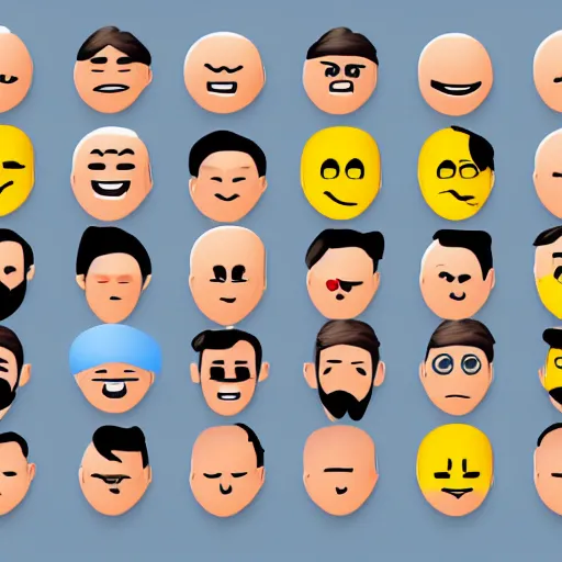 Image similar to confused men emoji