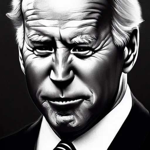 Image similar to Very funny Joe Biden looking like a monkey but good face, colorful painting on grey scale face, powerful , magic, thunders, dramatic lighting, intricate, wild, highly detailed, digital painting, artstation, concept art, smooth, sharp focus, illustration, art by artgerm and greg rutkowski and alphonse mucha, footage