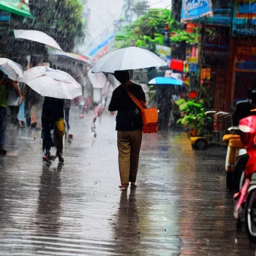 Image similar to rain in saigon