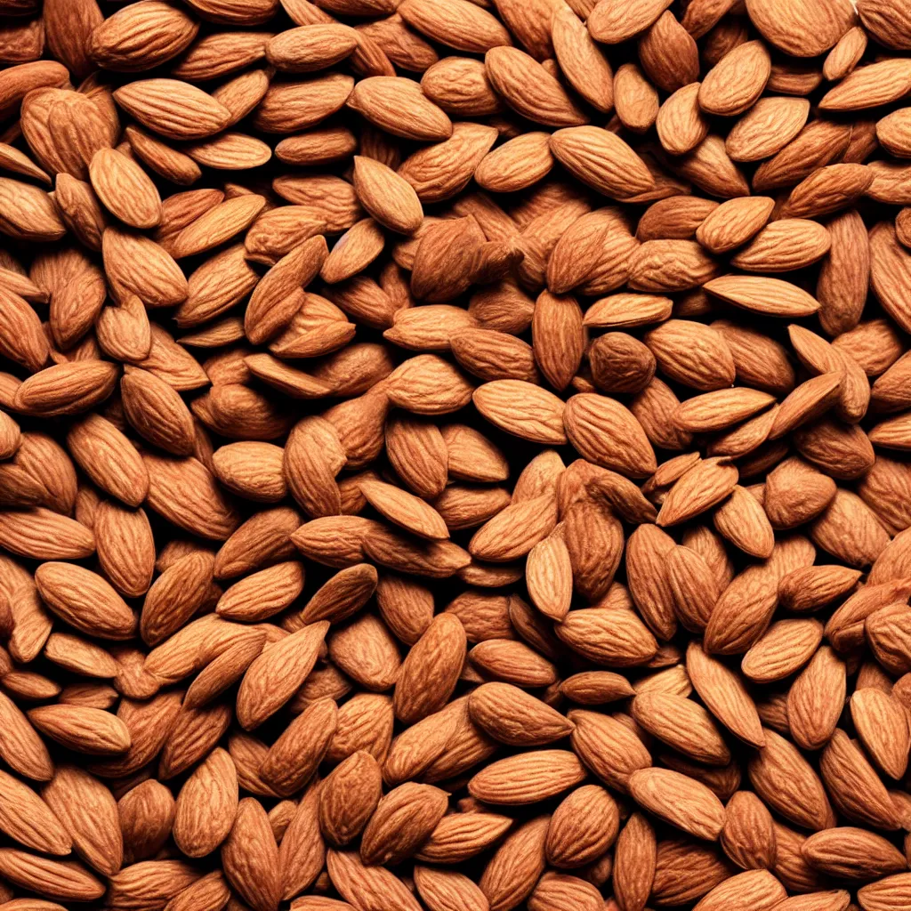 Prompt: almonds texture, 4k