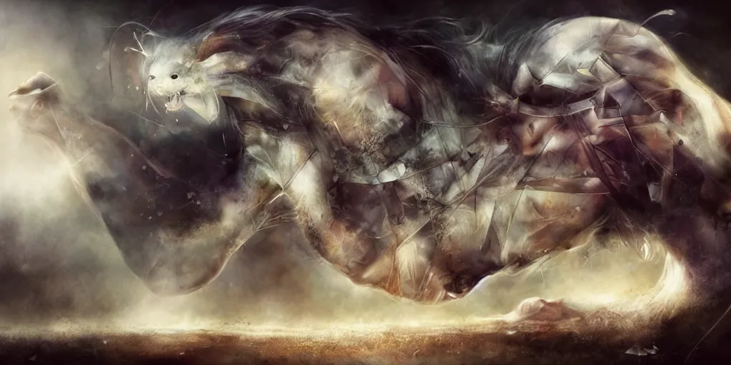 Image similar to The end of the universe, by ryohei hase