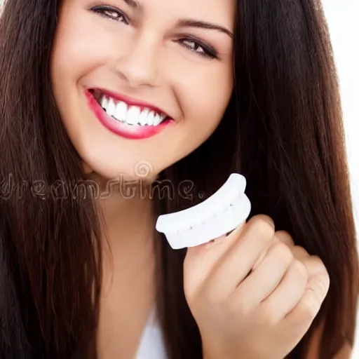 Prompt: beautiful smile, bright white teeth, toothpaste - smile, mouth only, stock photo, high resolution, 4 k