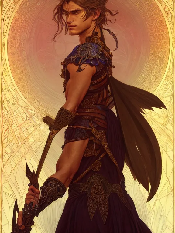 Image similar to symmetry!! intense fanart of a evve as a mage warrior as acotar protagonist, magic background, intricate, elegant, highly detailed, my rendition, digital painting, artstation, concept art, smooth, sharp focus, illustration, art by artgerm and greg rutkowski and alphonse mucha