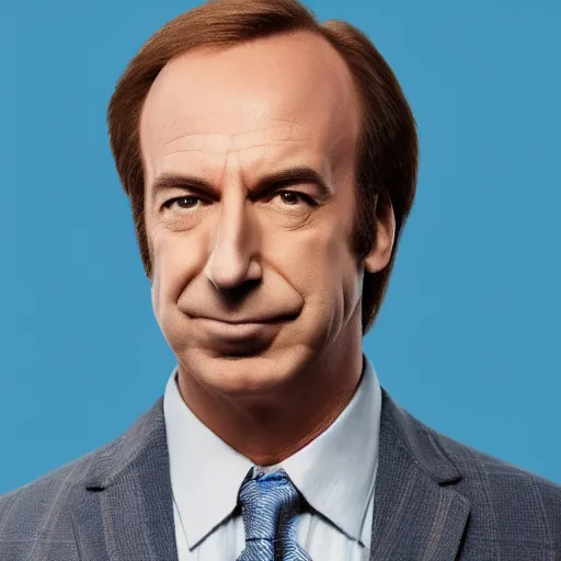 Image similar to a medium shot photo of saul goodman extremely happy to have a gun ,8k, DSLR, highly detailed skin