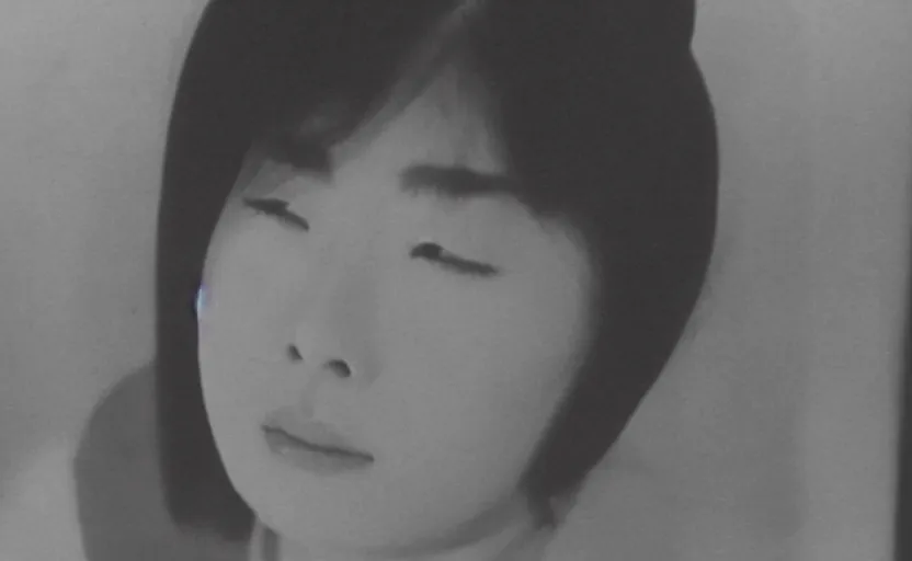 Image similar to a woman, screenshot from a 1 9 6 0 s japanese art house film