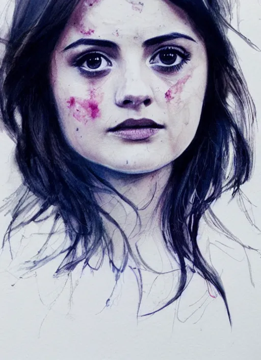 Prompt: jenna coleman by agnes cecile