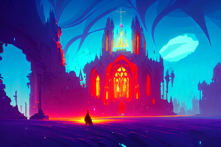 Image similar to the power crystals are unstable and threaten the cathedral, beautiful detailed, cinematic, strong lighting, hi - fructose art magazine, by anton fadeev and paul lehr and david heskin and josan gonzalez, 8 k