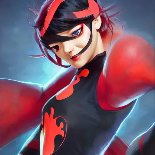 Prompt: ( miraculous ladybug!!!!!! ), highly detailed digital painting, artstation, concept art, smooth, sharp focus, illustration, art by artgerm and greg rutkowski and alphonse mucha