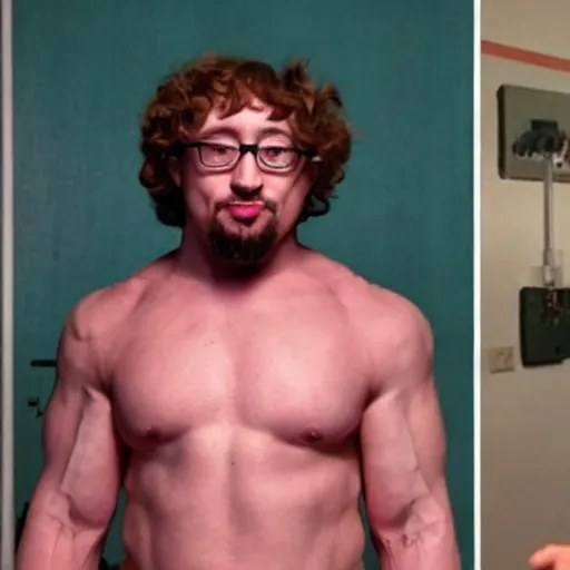 Image similar to sam hyde on steroids