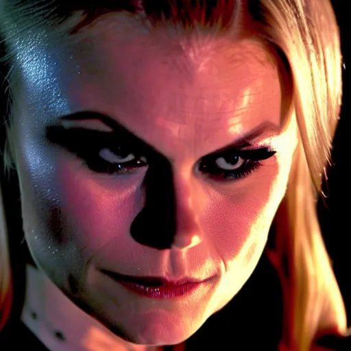 Prompt: anna paquin as a super villain, 4 k, cinematic, action scene