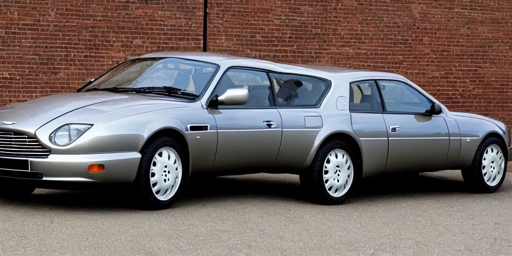 Prompt: 1990s Aston Martin DBX