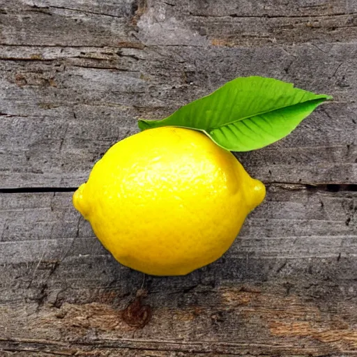 Prompt: a cool lemon