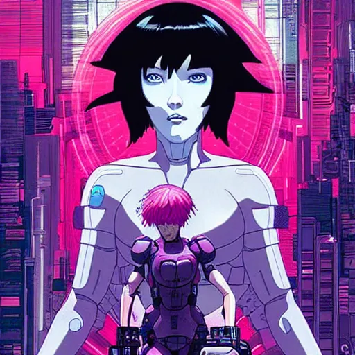 Image similar to ghost in the shell by josan gonzales