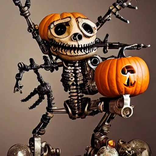 Tiny And Cute Halloween Monster With Intricate Details Stable Diffusion