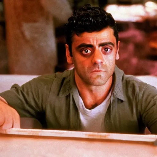 Image similar to a still of Oscar Isaac in Slime City (1988)