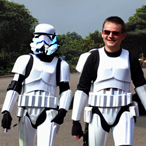 Image similar to storm troopers on holiday in thailand